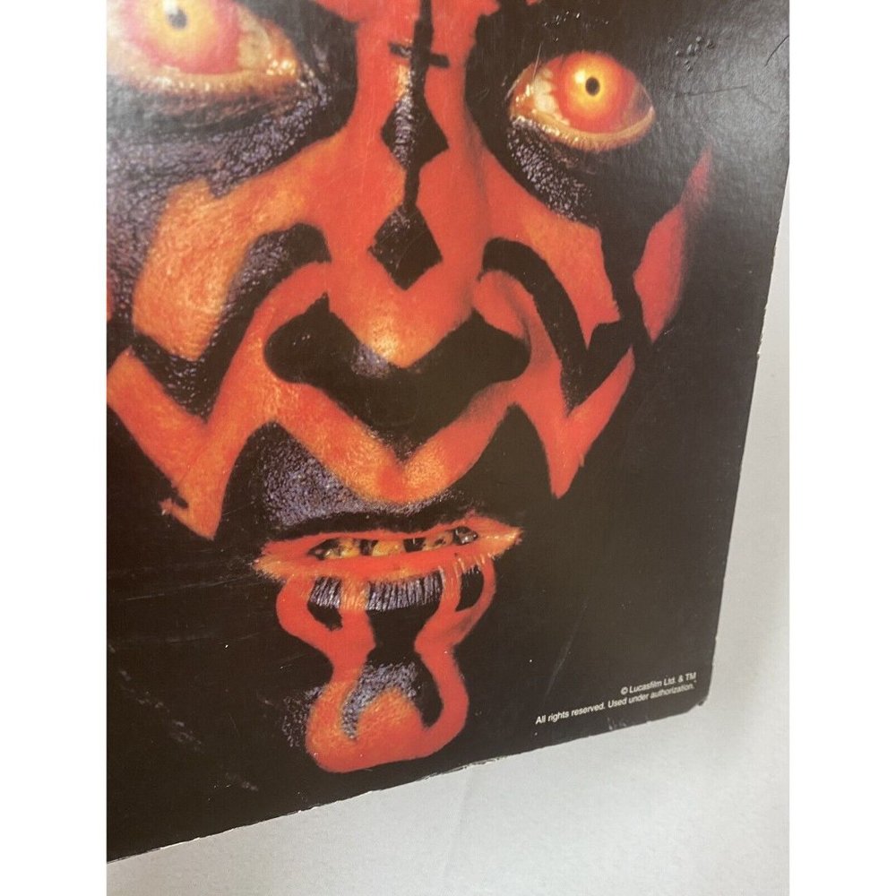 Star Wars Episode 1 Double Sided Sith Darth Maul & Anakin Promo Movie Signs 12” - Picture 12 of 14